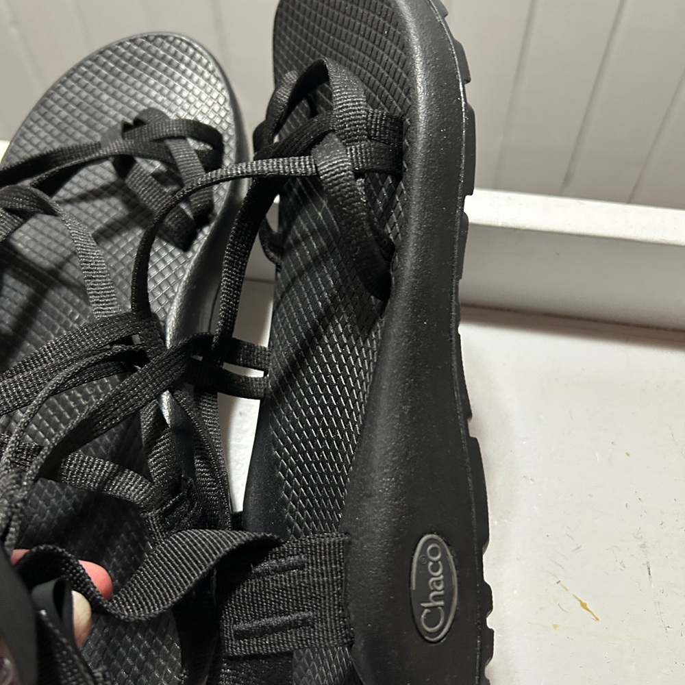 Chaco Black Strappy Sandals